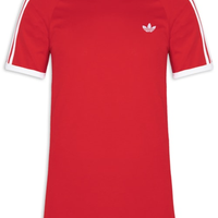 Camiseta Masculina 3 Stripes - Vermelho