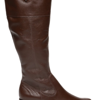 Bota Feminina Couro Montaria Alta - Marrom