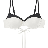 Parte De Cima De Biquíni Push-Up Double Bikini - Branco