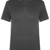 Polo Masculina Lisa Piquet - Preto