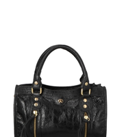 Bolsa Feminina Pequena Em Couro - Preto