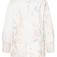 Camisa Feminina Organza Comfort - Bege