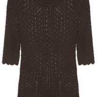 Blusa Feminina Manga Curta Palermo Tree - Marrom