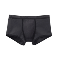 Cueca Boxer Com Logotipo Em Algodão Supima - Preto
