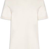 Camiseta Masculina Cotton Blend Bubble-Jacquard Tiburt 240 - Branco