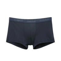 Cueca Boxer Em Microfibra Com Logótipo - Azul
