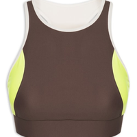 Top Nadador Liso - Marrom