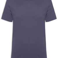 Camiseta Masculina Gola Redonda Tecnologia Caimento Perfeito - Azul