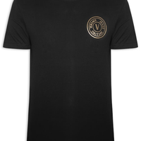 Camiseta Masculina V-Emblem Thick Foil - Preto
