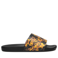 Chinelo Masculino Vjc Fondo Slide Barocco Logo - Preto