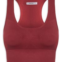 Top Feminino Fitness Com Bojo Removível - Vermelho