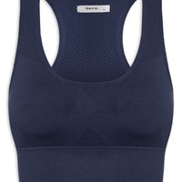Top Feminino Fitness Com Bojo Removível - Azul