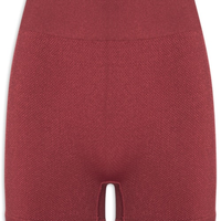 Short Feminino Fitness Texturizado - Vermelho