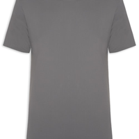 Camiseta Masculina Gola Redonda Tecnologia Caimento Perfeito - Cinza