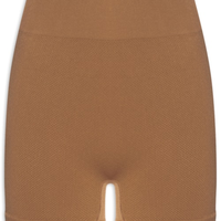 Short Feminino Fitness Texturizado - Marrom