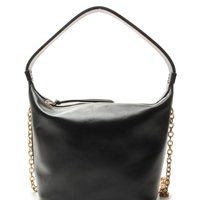 Bolsa Feminina Pequena Napa Oil - Preto