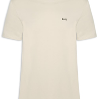 Camiseta Masculina Stretch Cotton Crew Neck Tee - Bege