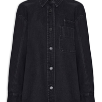 Camisa Feminina Jasmin Jeans Black I26 - Preto
