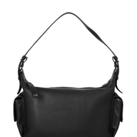 Bolsa Feminina Média Bulldog Enfeites - Preto