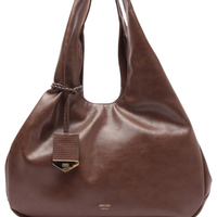 Bolsa Feminina Grande Cab Rus/Ecr T - Marrom