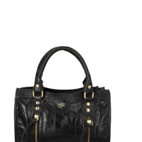 Bolsa Feminina Pequena Em Couro - Preto