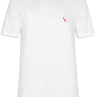 Camiseta Masculina Básica Manga Curta - Branco