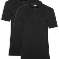 Kit Camiseta Masculina Tshirtrn 2 Peças Modern - Preto