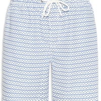 Short Masculino Beachwear Estampado - Azul