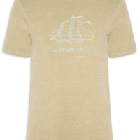 Camiseta Masculina Estampada Seagulls - Bege