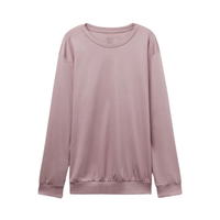 Blusa De Manga Comprida Em Algodão Elevated Cotton - Roxo