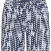 Short Masculino Beachwear Estampado - Azul