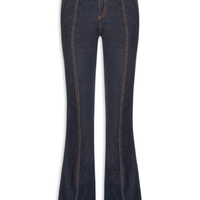 Calça Feminina Jeans Confort Detalhe Pesponto - Azul