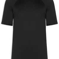 Camiseta Masculina Lisa Manga Curta Preto