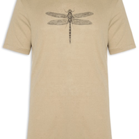 Camiseta Masculina Manga Curta Light Lin Bege