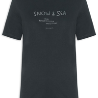 Camiseta Masculina Estampada Snow N'Sea - Preto