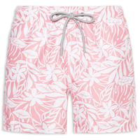 Short Masculino De Praia Estampa Tropical - Laranja
