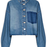 Camisa Feminina Diana Jeans I26 - Azul