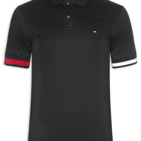 Polo Masculina Regular Fit Liquid Cotton - Preto