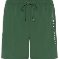 Shorts Masculino De Praia Bolso Com Zíper - Verde