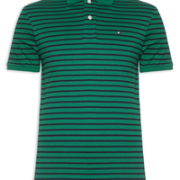 Polo Masculina Regular Fit Liquid Cotton - Verde