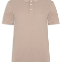 Polo Masculina Piquet Classica - Cinza
