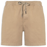 Short Masculino Com Elástico Estonado - Bege