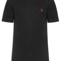 Camiseta Masculina PicaPau Algodão Peruano - Preto