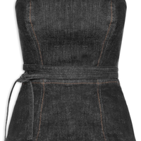 Top Vick Denim - Preto