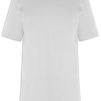 Camiseta Masculina Básica Em Algodão Egípcio Stretch - Cinza