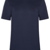 Camiseta Masculina Básica Manga Curta - Azul