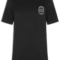 Camiseta Masculina Regular Fit Brand Love Emblema - Preto