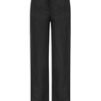 Calça Feminina Reta Alfaiataria com Linho - Preto
