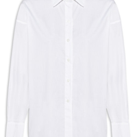 Camisa Feminina Alongada - Branco