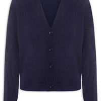 Cardigan Feminino Puro Cashmere - Azul